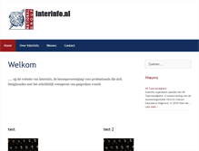 Tablet Screenshot of interinfo.nl